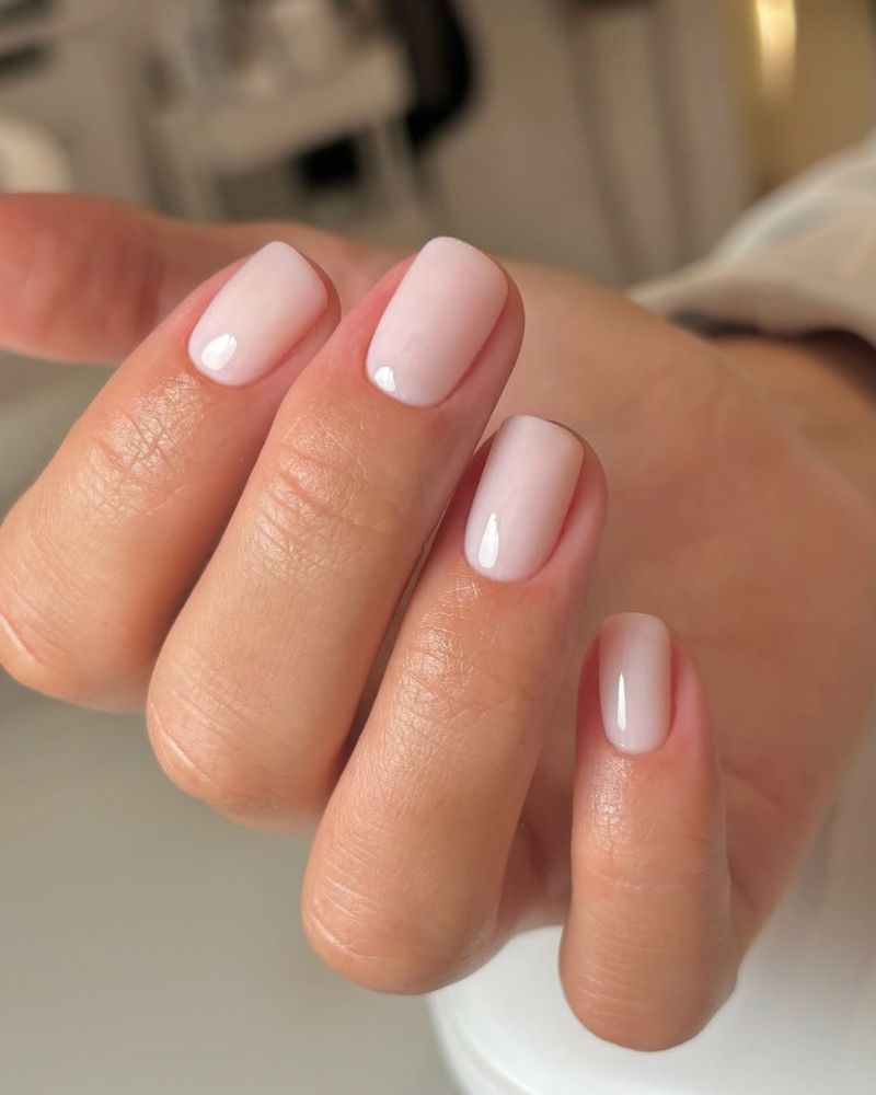 ongles courts nude tendance savon