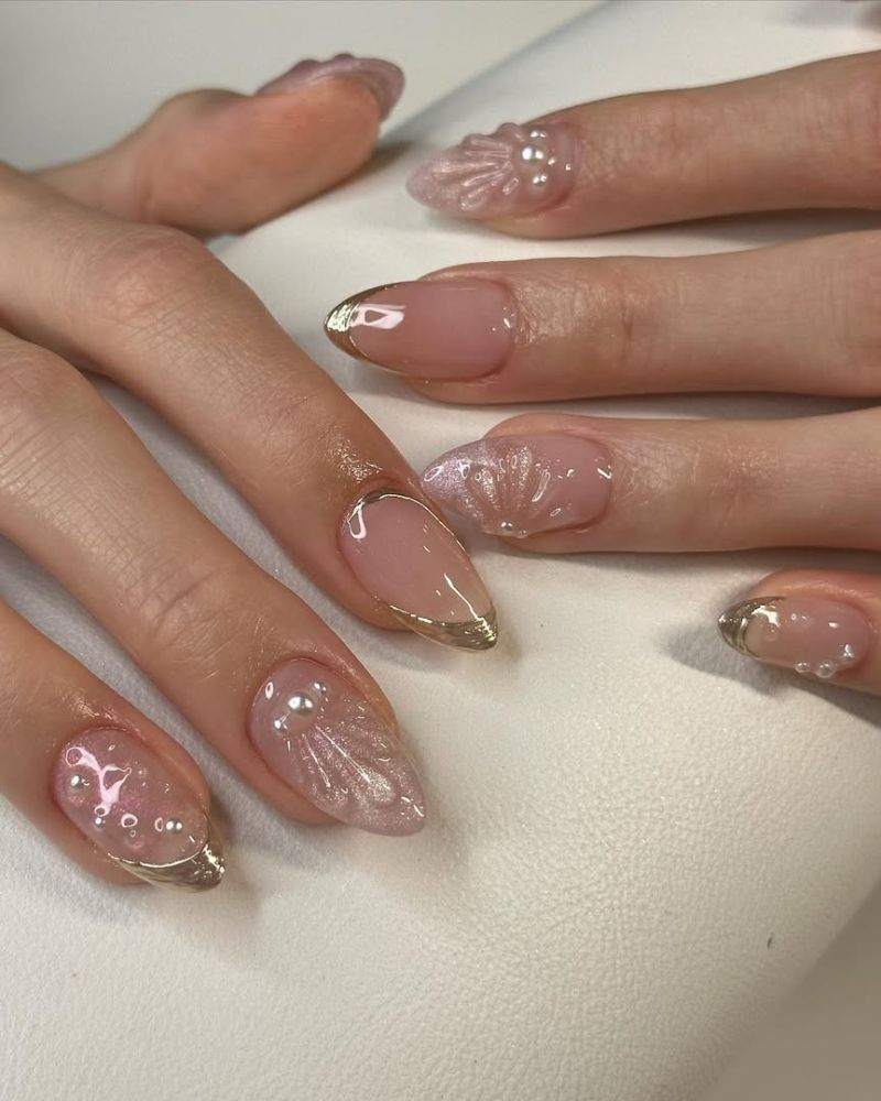 ongles courts, ongles nude