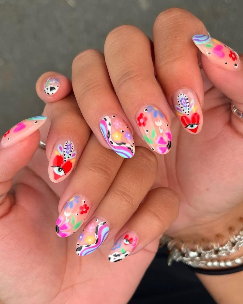 design abstrait d'été sur une base claire