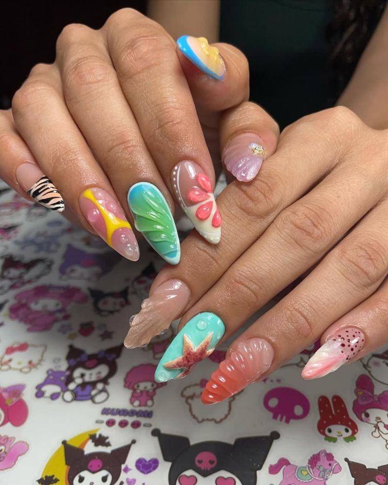 ongles vacances, ongles d’été