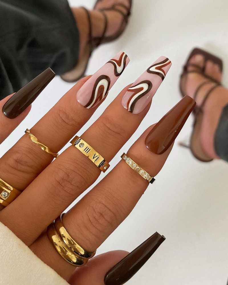 couleurs d'ongles d'automne