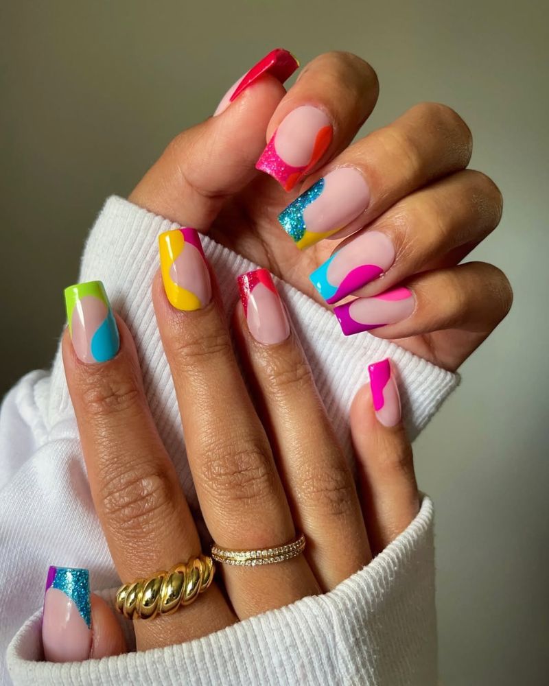 french colorée, french d'été