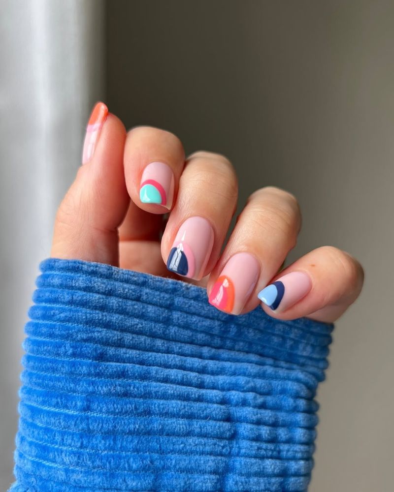 joli art ongles, inspiration ongles été
