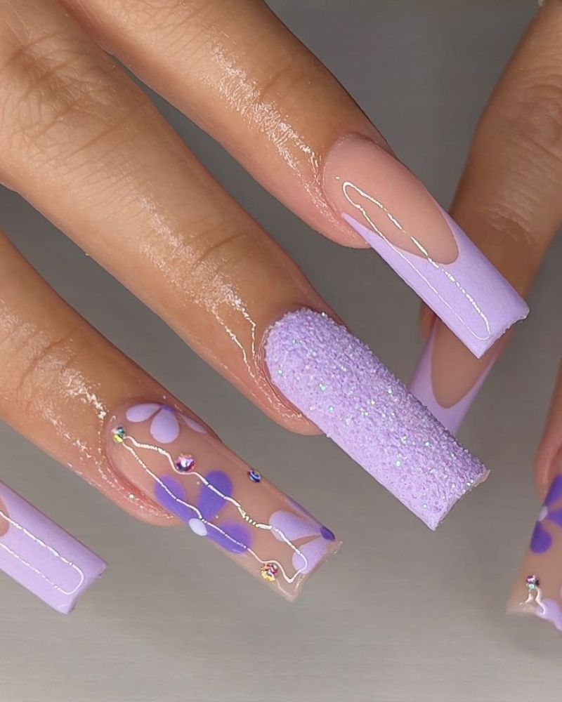 idées ongles lavande
salon ongles lavande
ongles violet clair