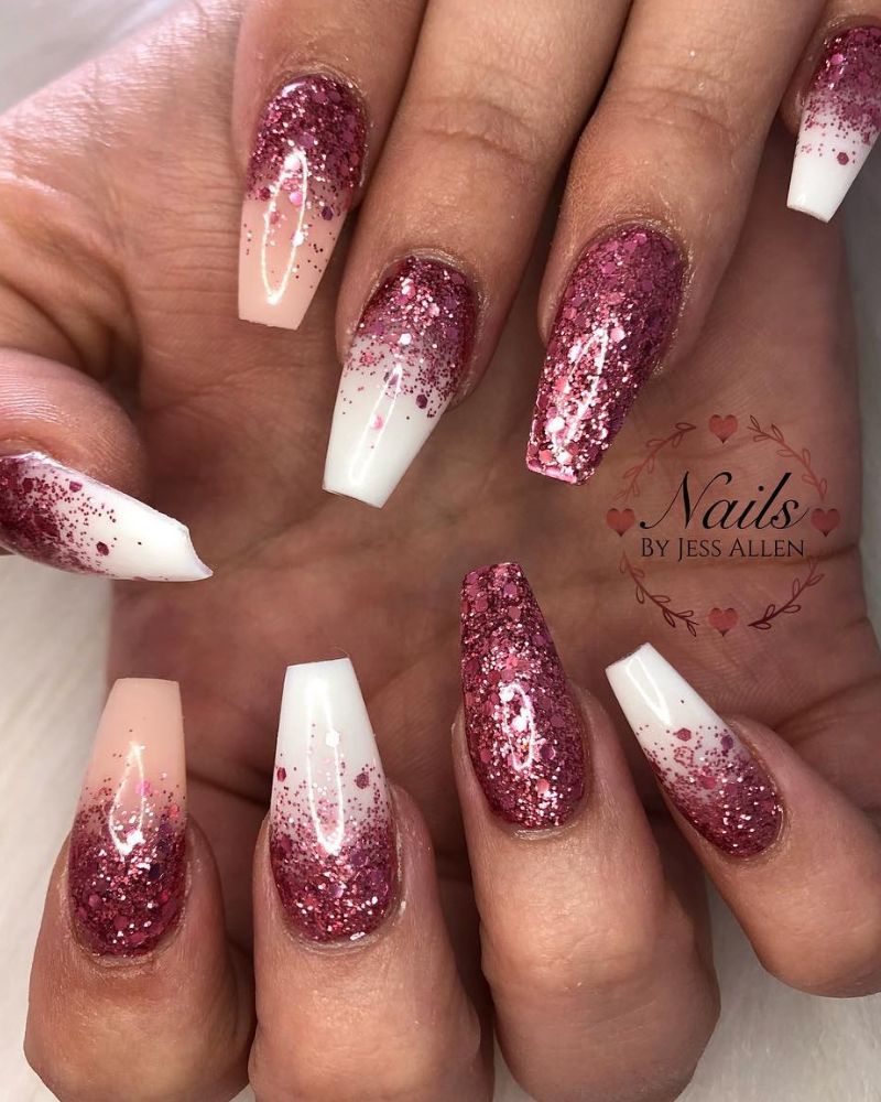 design d'ongles roses
ongles ombrés roses