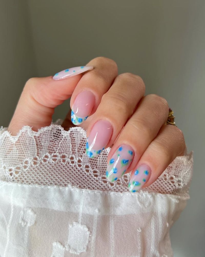 ongles de printemps élégants, design d'ongles de mai