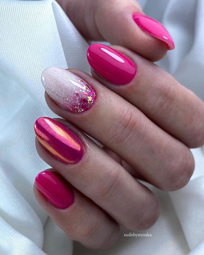 design d'ongles roses
ongles ombrés roses
ongles chrome roses