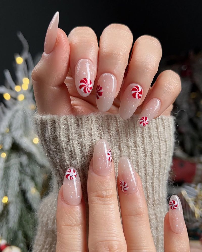 manucure festive et mignonne