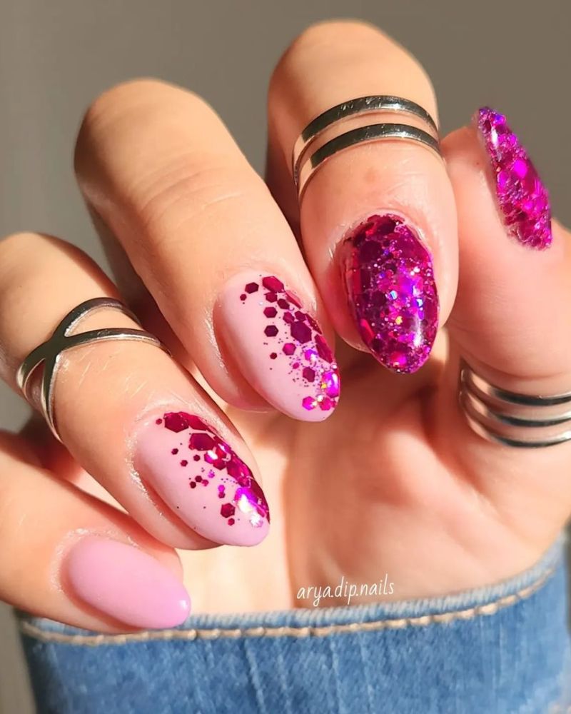 ongles ombrés roses
ongles chrome roses
ongles acryliques roses