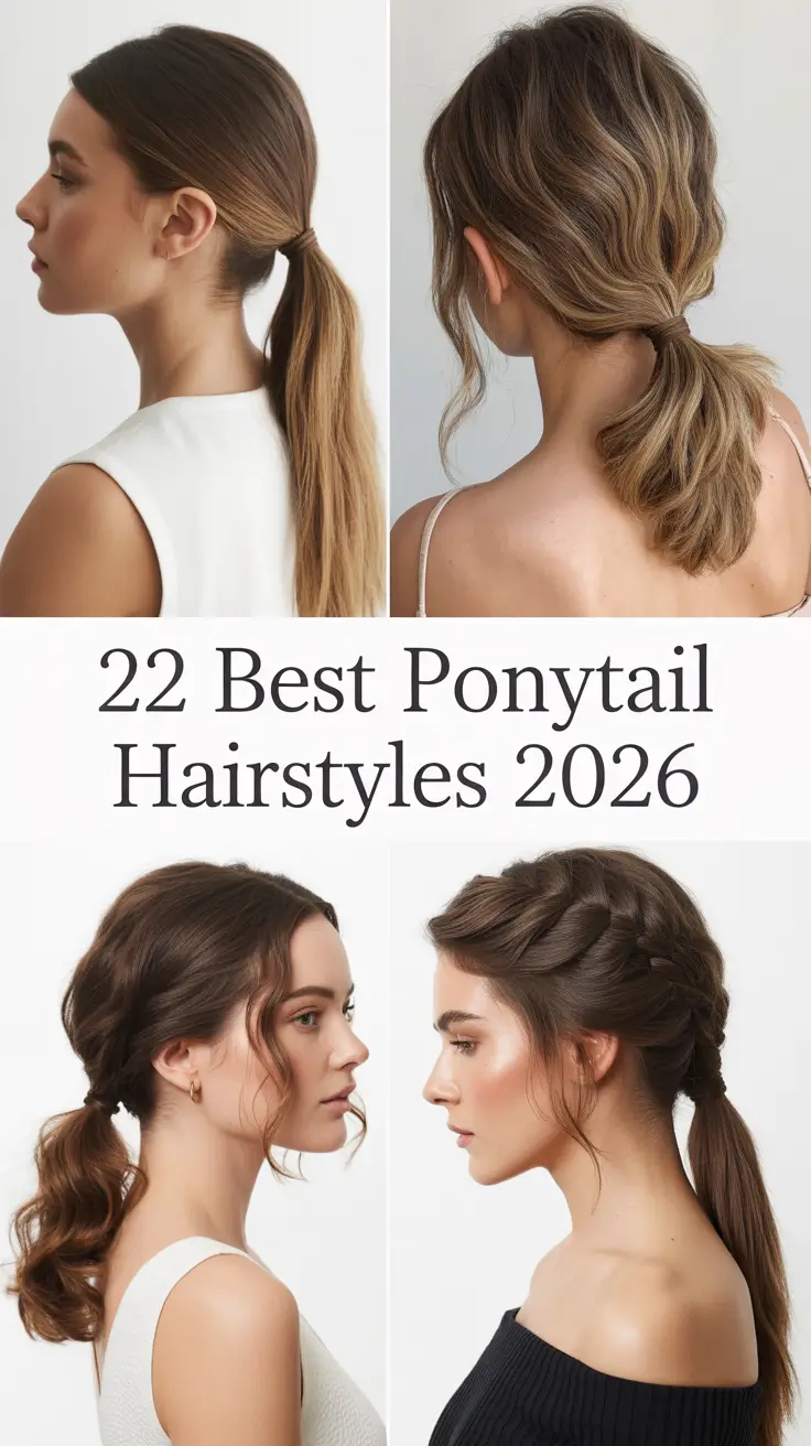 Meilleures coiffures queue de cheval 2026 : des looks formels lisses aux styles doux pour mariées