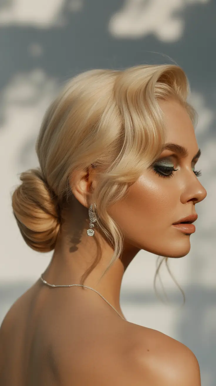 Meilleures coiffures mariage 2026 Chignon Bas Extérieur