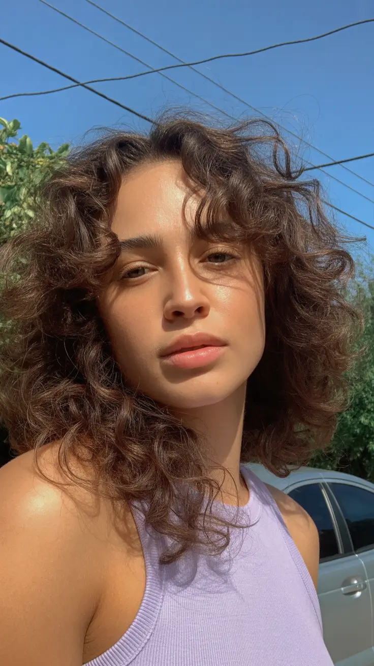 Inspiration coiffure 2026 Couches naturelles bouclées avec volume doux