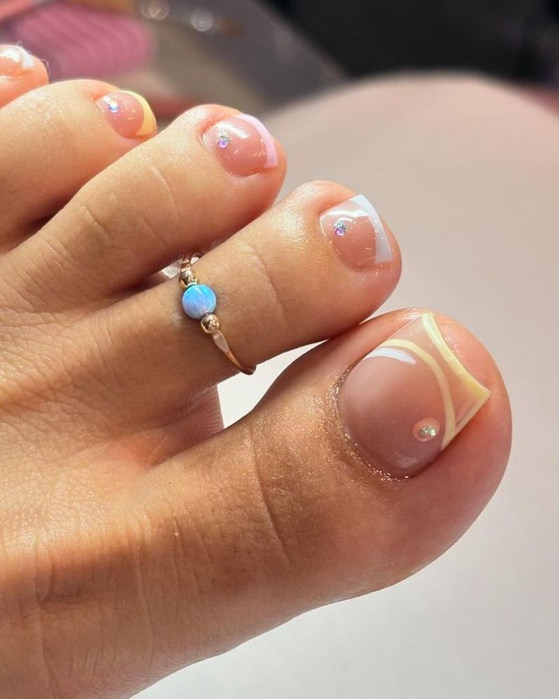 summer pedicure