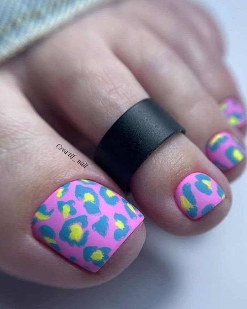 designs d’ongles d’orteils pour l’été