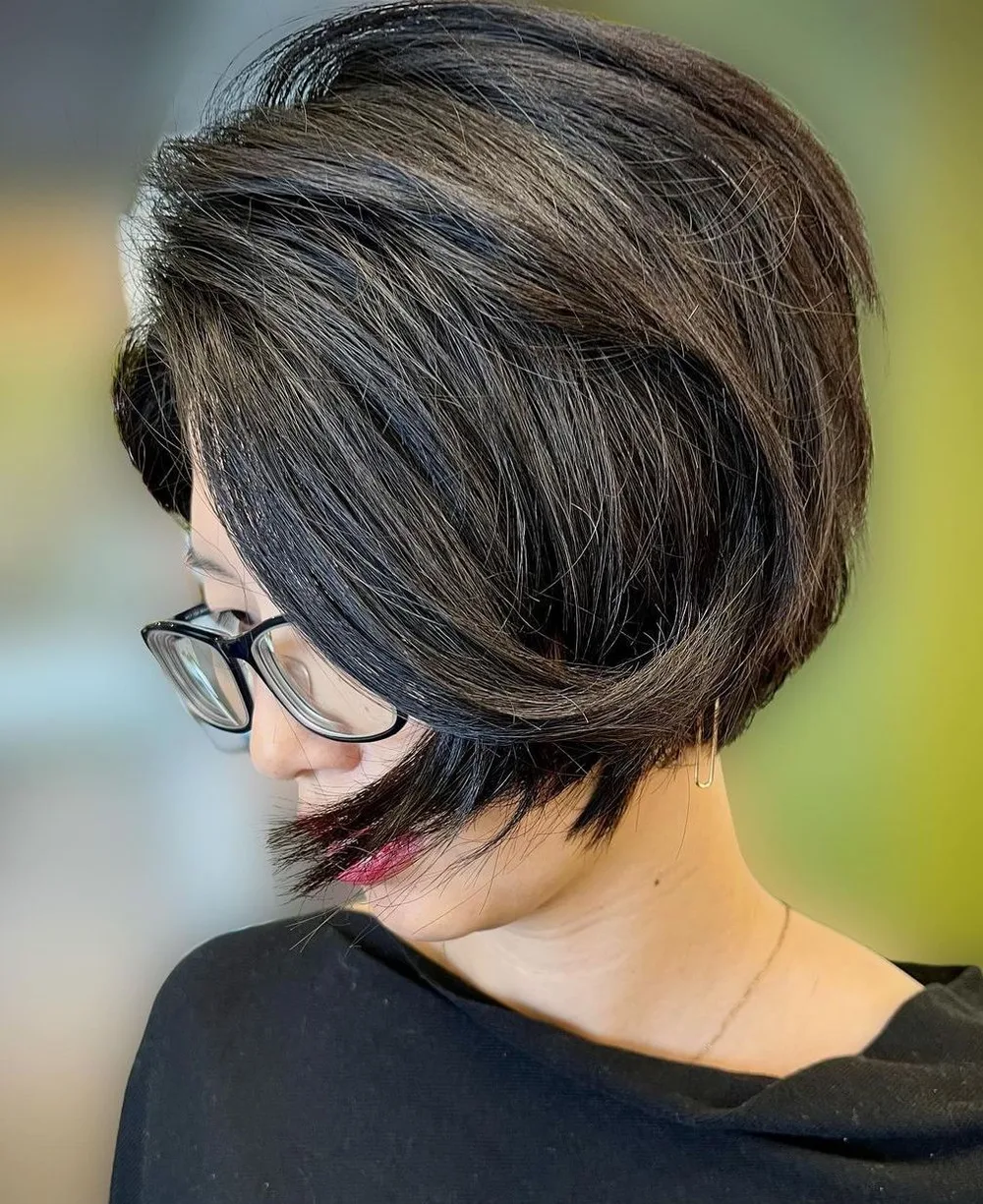 Bixie volumineux à raie profonde façon années 90
