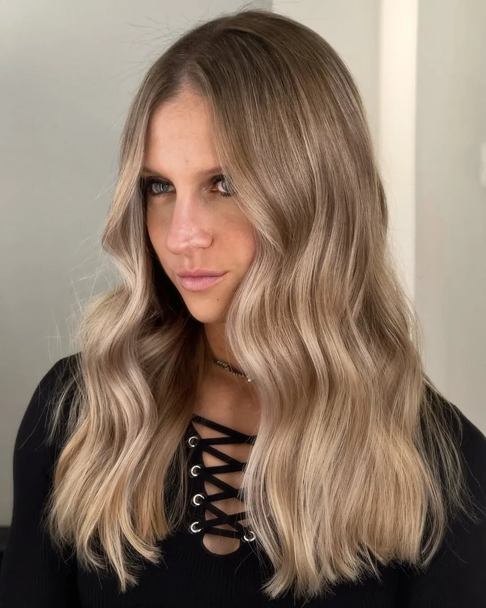 Blond cashmere doux et crémeux