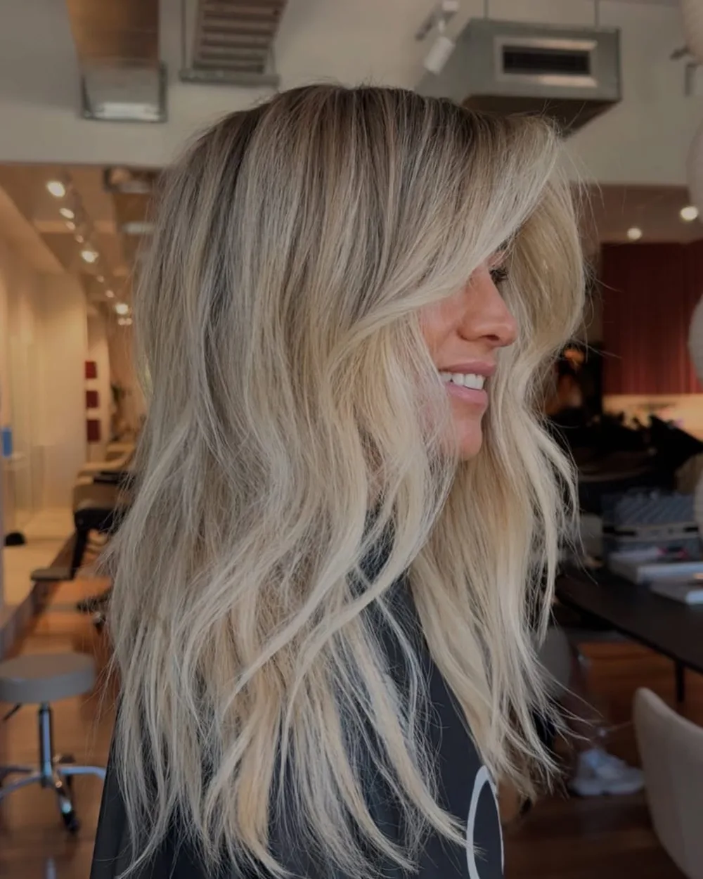 Blond white gold mêlant platine et chaleur