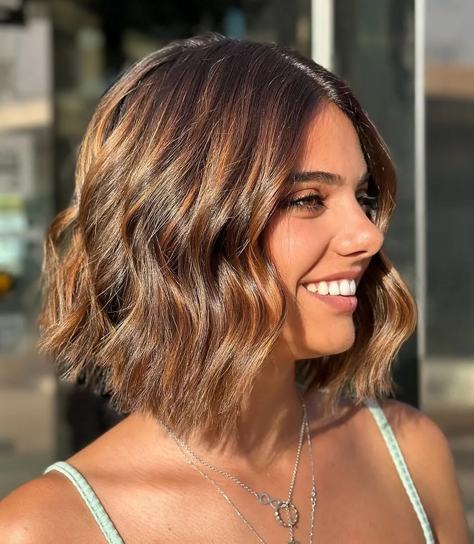 Bob plongeant avec des beach waves
