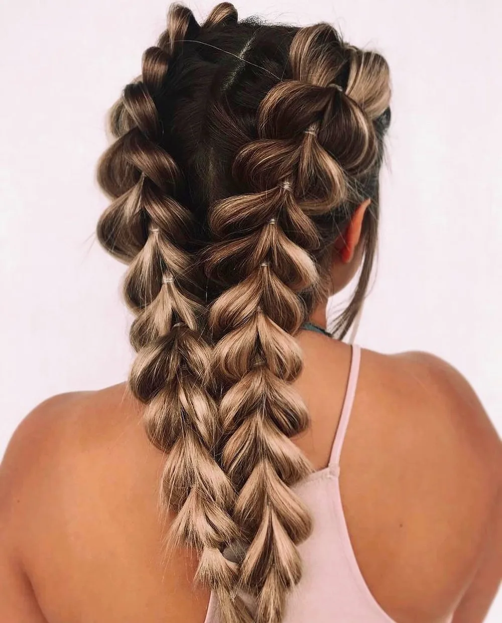 Couettes pull-through sans tressage